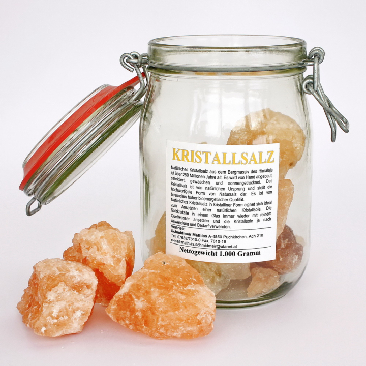 Steinsalz in Brocken, 1 kg